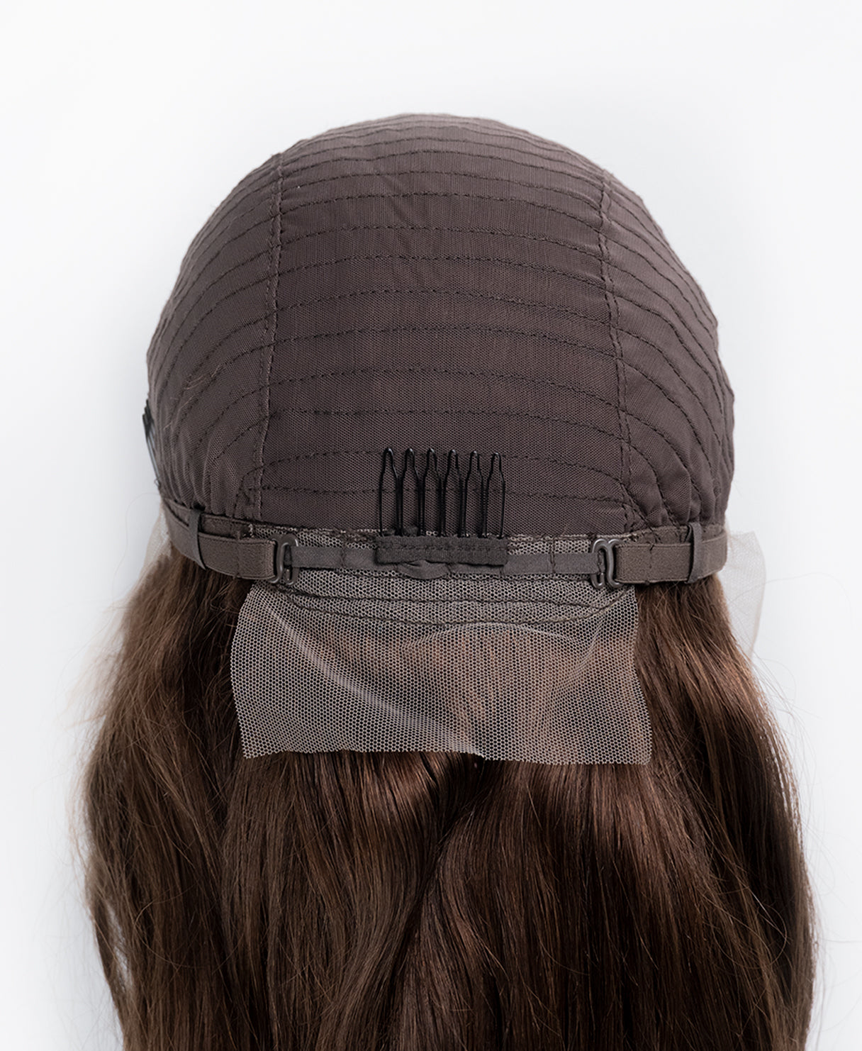 Echthaar Perücke gewellt #4