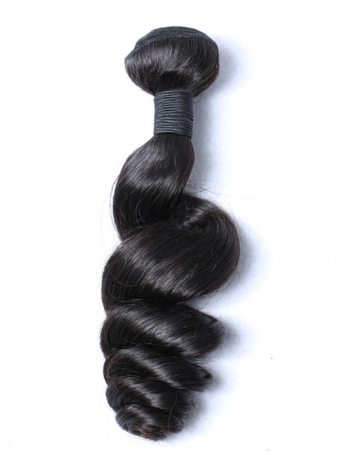 Brasilianische Tressen Natürlich gewellt #1B