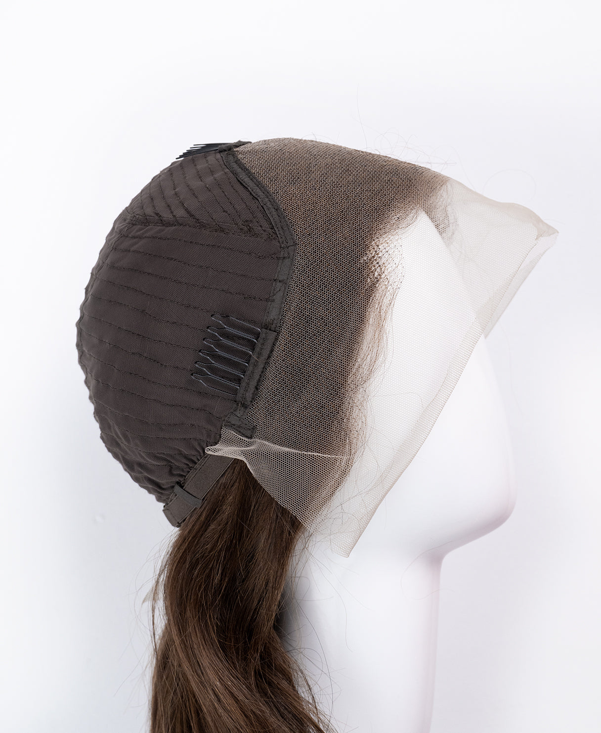 Echthaar Perücke gewellt #4