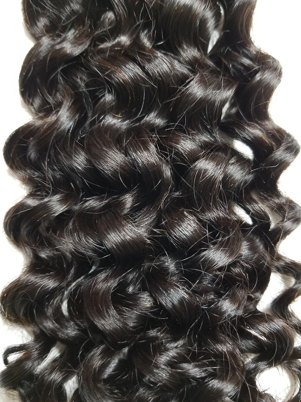 Brasilianische Tressen Natürlich gelockt #1B